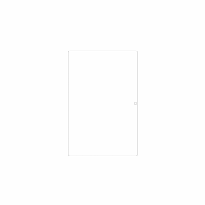 dipos Displayschutz für Dmoao D3 10 Zoll, mattierte Oberfläche, geringe Dicke und perfekte Passform