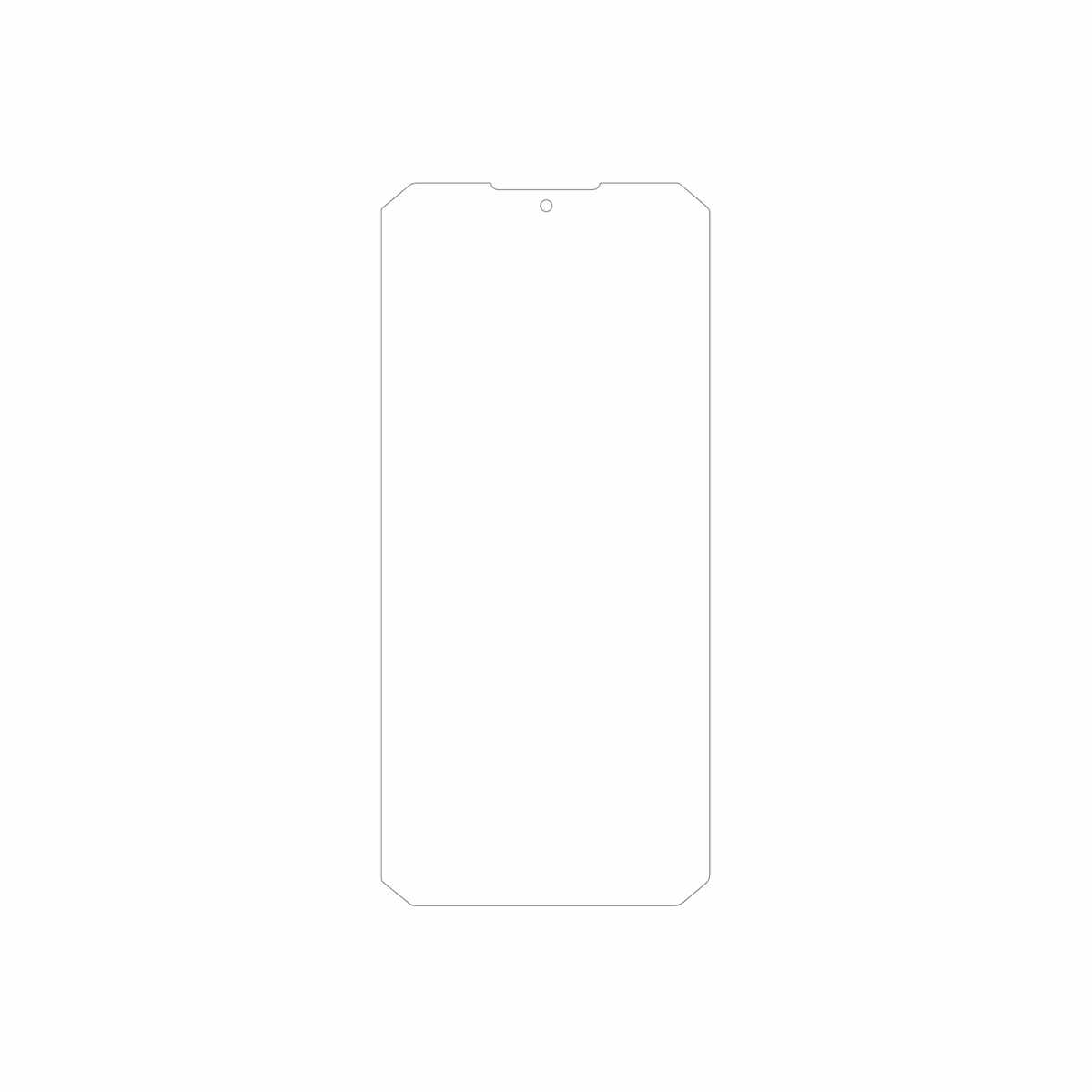 dipos Displayschutz für DOOGEE Fire 5 Pro, mattierte Oberfläche, geringe Dicke und perfekte Passform