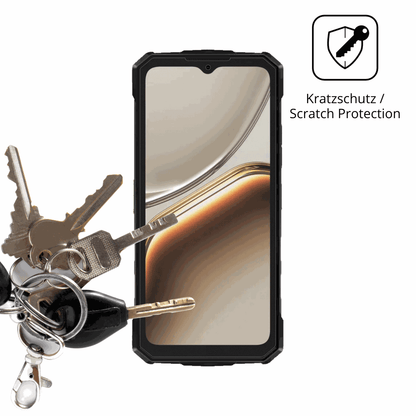 Schutz gegen Kratzer auf dem DOOGEE Fire 5 Pro Glas durch Schlüssel oder Ähnliches