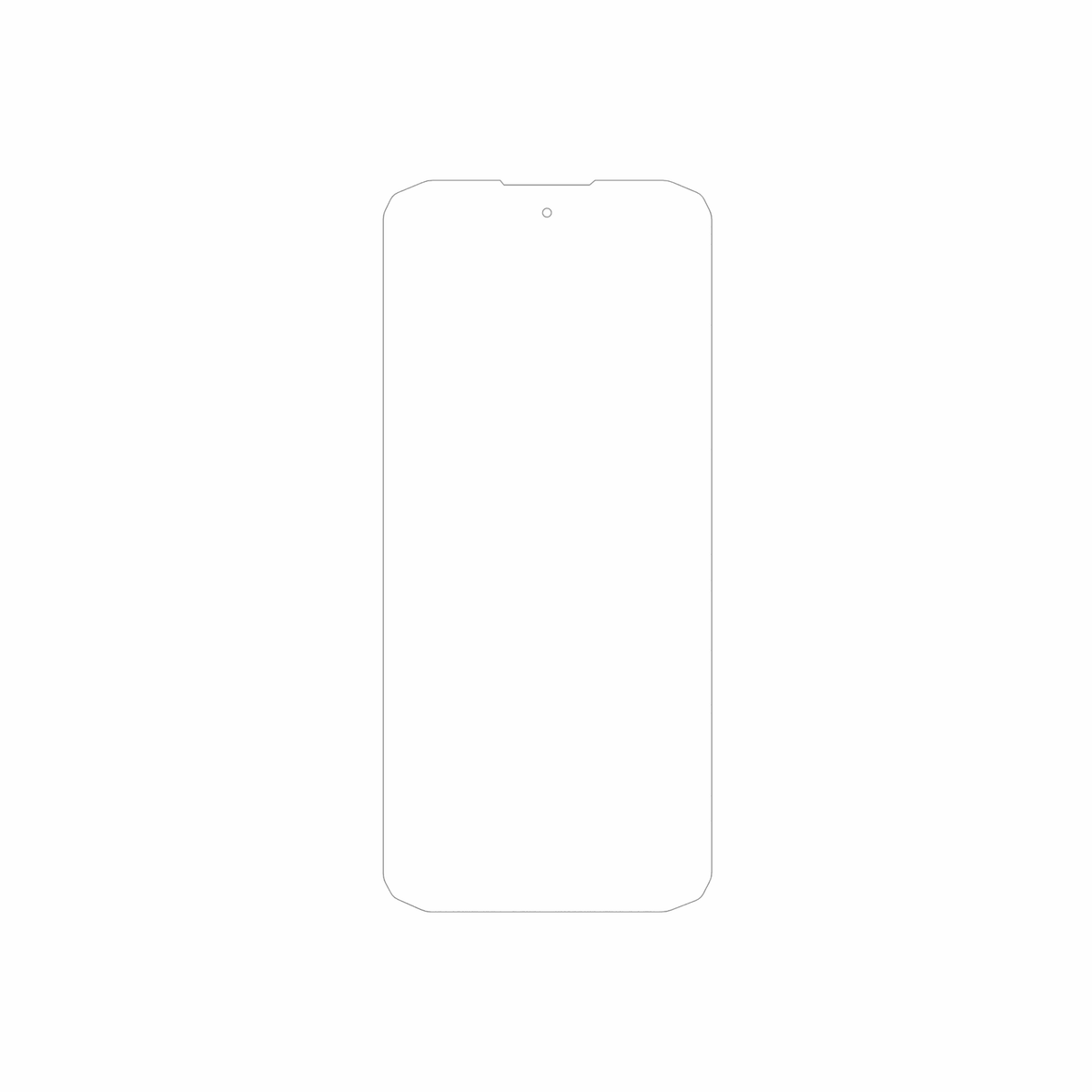 dipos Displayschutz für DOOGEE Fire 6, mattierte Oberfläche, geringe Dicke und perfekte Passform