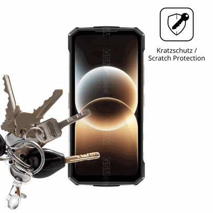 Schutz gegen Kratzer auf dem Doogee Fire 7 Ultra Glas durch Schlüssel oder Ähnliches