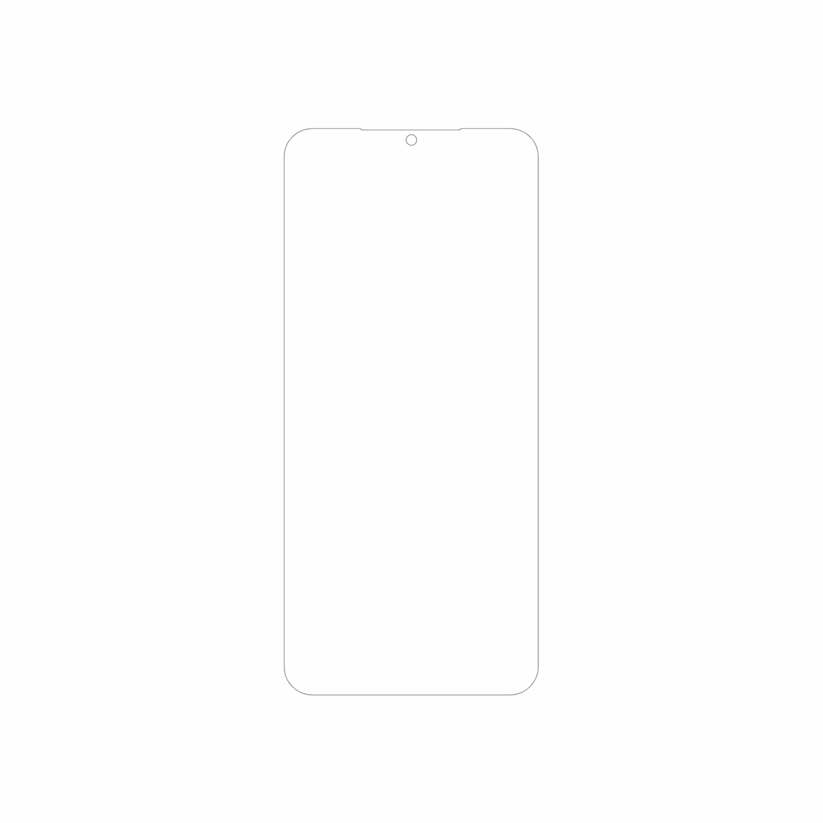 dipos Displayschutz für DOOGEE Note 56X, mattierte Oberfläche, geringe Dicke und perfekte Passform