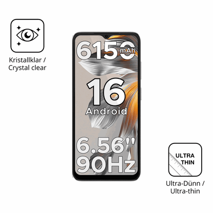 Dünne und klare Folie passend zugeschnitten für DOOGEE Note 56X