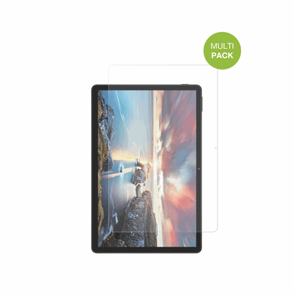 DOOGEETab A9 Pro mit aufgebrachter dipos Displayschutzfolie, die lästige Fingerabdrücke minimiert