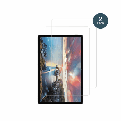 DOOGEETab A9 Pro mit aufgebrachter dipos Flex Schutzfolie, glasklare Darstellung ohne Einschränkungen