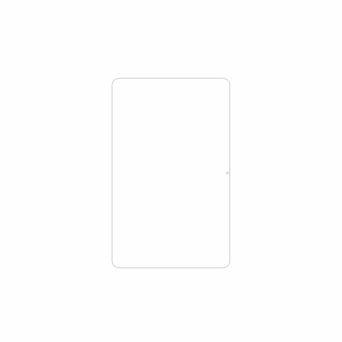 dipos Displayschutz für Doogee Tab E3 Plus, mattierte Oberfläche, geringe Dicke und perfekte Passform
