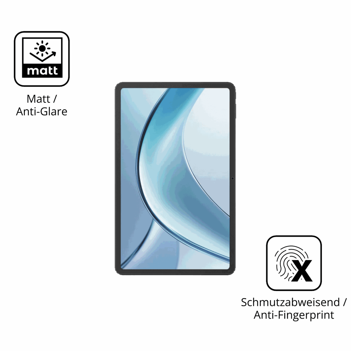 9H Hartbeschichtete, flexible Folie passend zugeschnitten für Doogee Tab G5