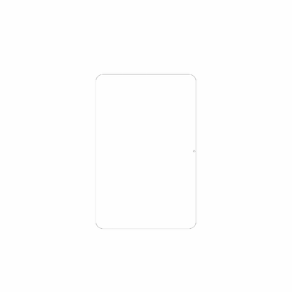 dipos Displayschutz für doogeetab g6 max, mattierte Oberfläche, geringe Dicke und perfekte Passform