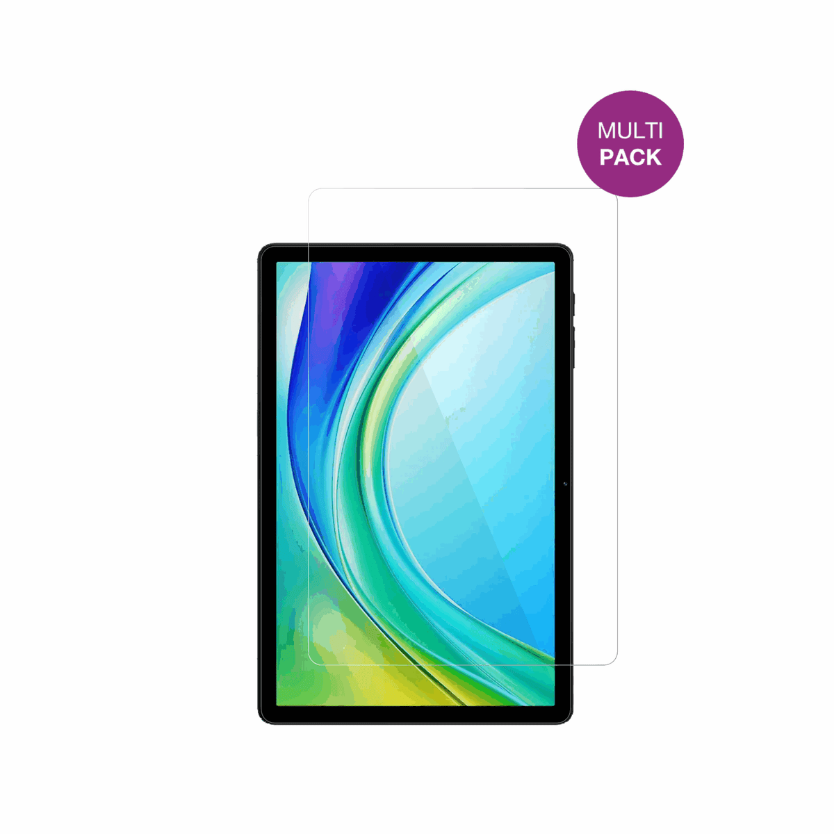 DoogeeTab G6 Pro mit aufgebrachter dipos Displayschutzfolie, glasklare Darstellung ohne Einschränkungen