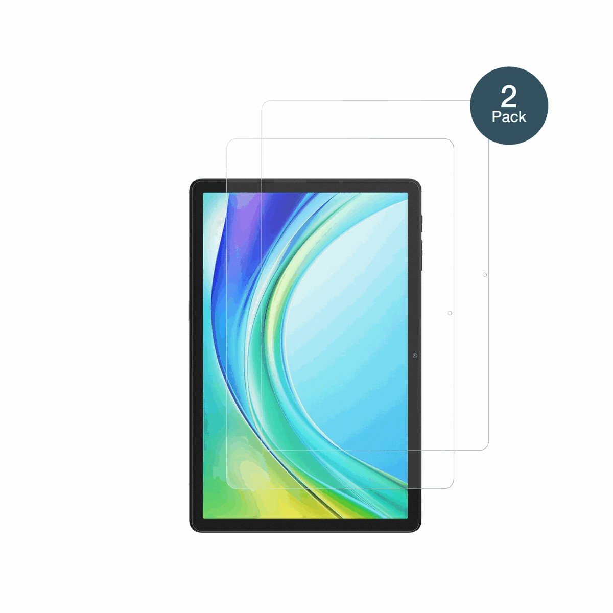 DoogeeTab G6 Pro mit aufgebrachter dipos Panzerfolie, die lästige Fingerabdrücke minimiert