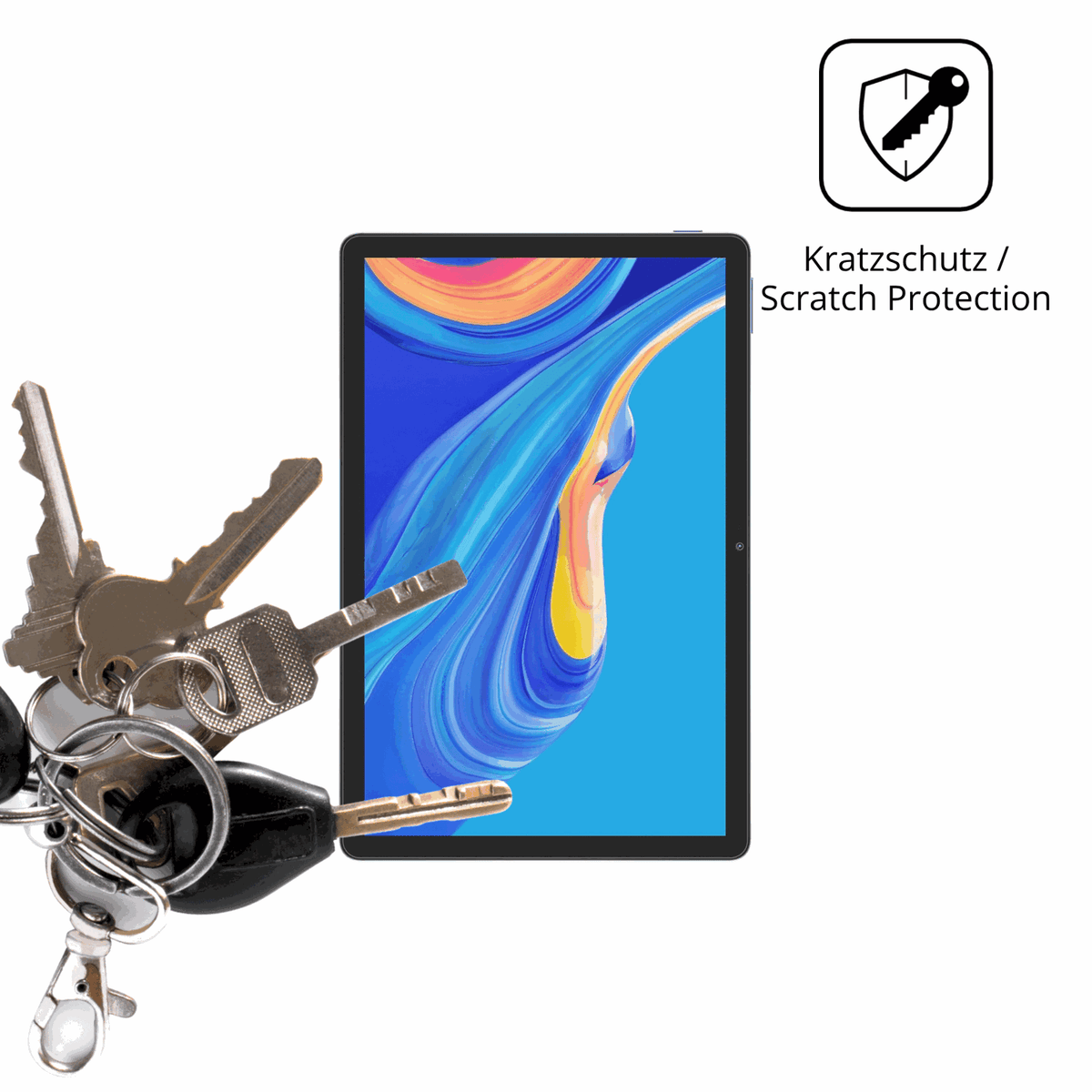 Schutz gegen Kratzer auf dem DOOGEE U12 Glas durch Schlüssel oder Ähnliches