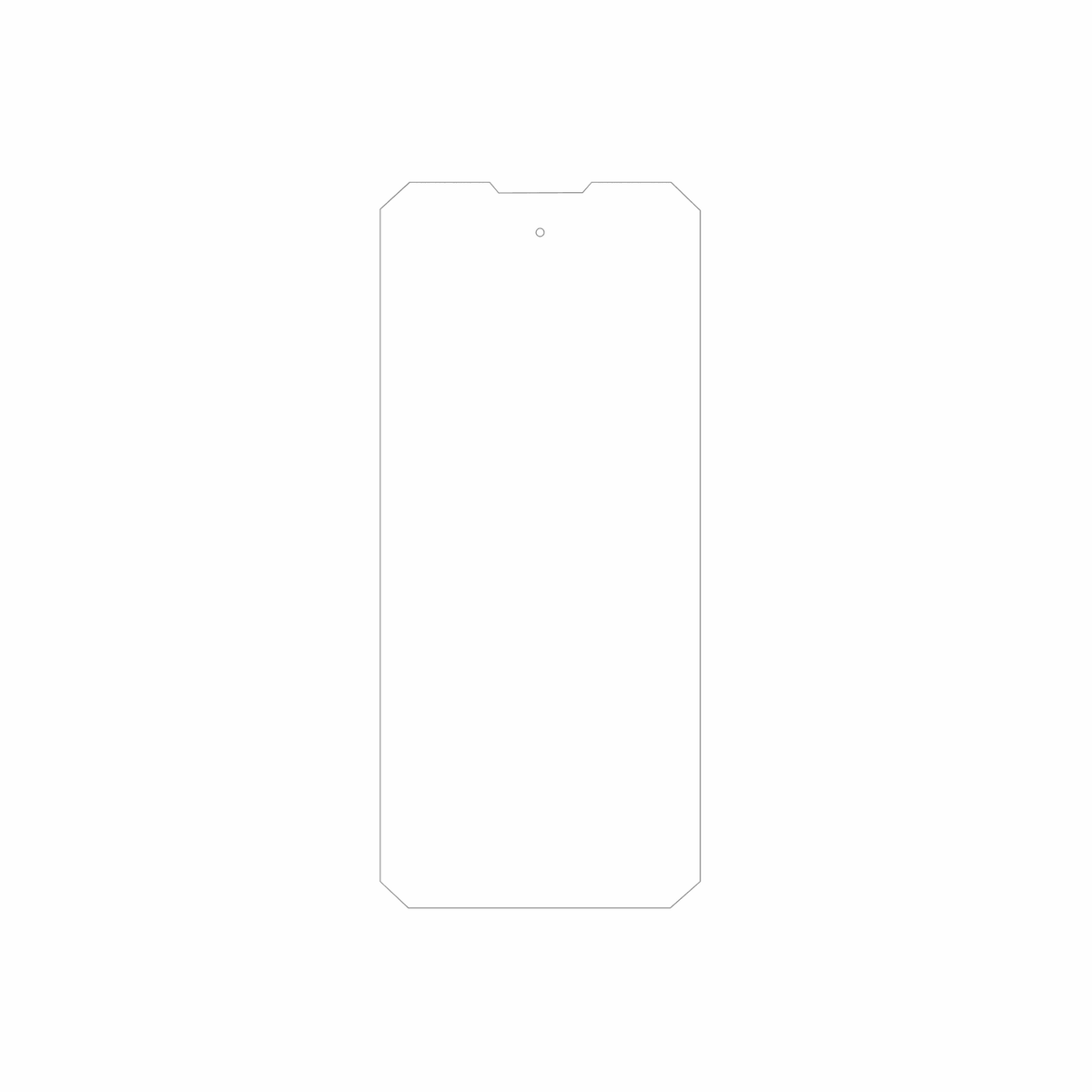 dipos Displayschutz für DOOGEE V Max Play, mattierte Oberfläche, geringe Dicke und perfekte Passform