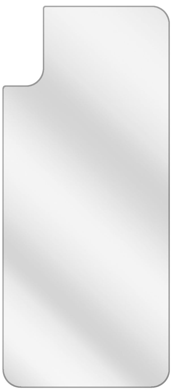 dipos Displayschutz für Doogee X50L Rückseite, transparente Oberfläche, geringe Dicke und perfekte Passform