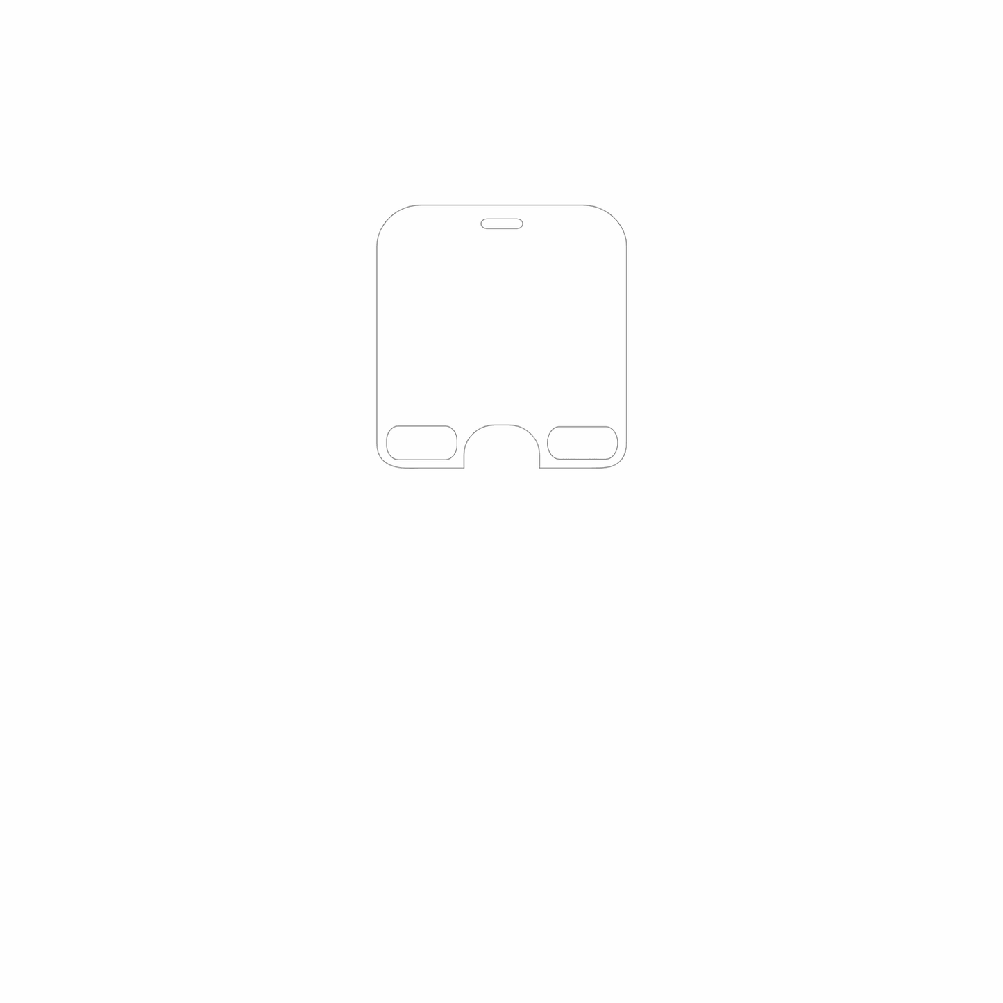 dipos Displayschutz für Doro Leva E10, mattierte Oberfläche, geringe Dicke und perfekte Passform