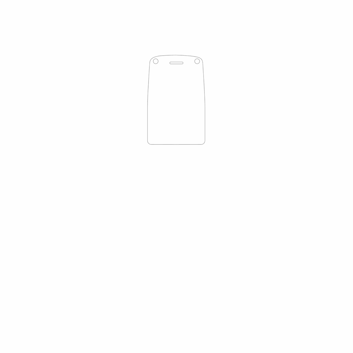 dipos Displayschutz für Doro Primo 406, mattierte Oberfläche, geringe Dicke und perfekte Passform