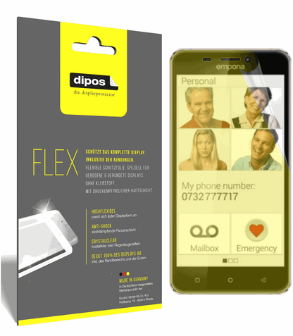 3x 3D Full Cover Schutzfolie für Emporia SMART.2