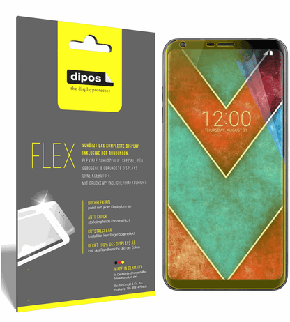 3x 3D Full Cover Schutzfolie für LG V30