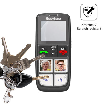 2x 9H Schutzfolie matt für Easyfone T6 4G Panzerfolie
