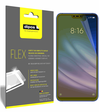 3x 3D Full Cover Schutzfolie für Xiaomi Mi 8 Lite