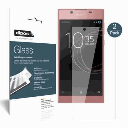 2x 9H Schutzfolie für Sony Xperia L1 Panzerfolie