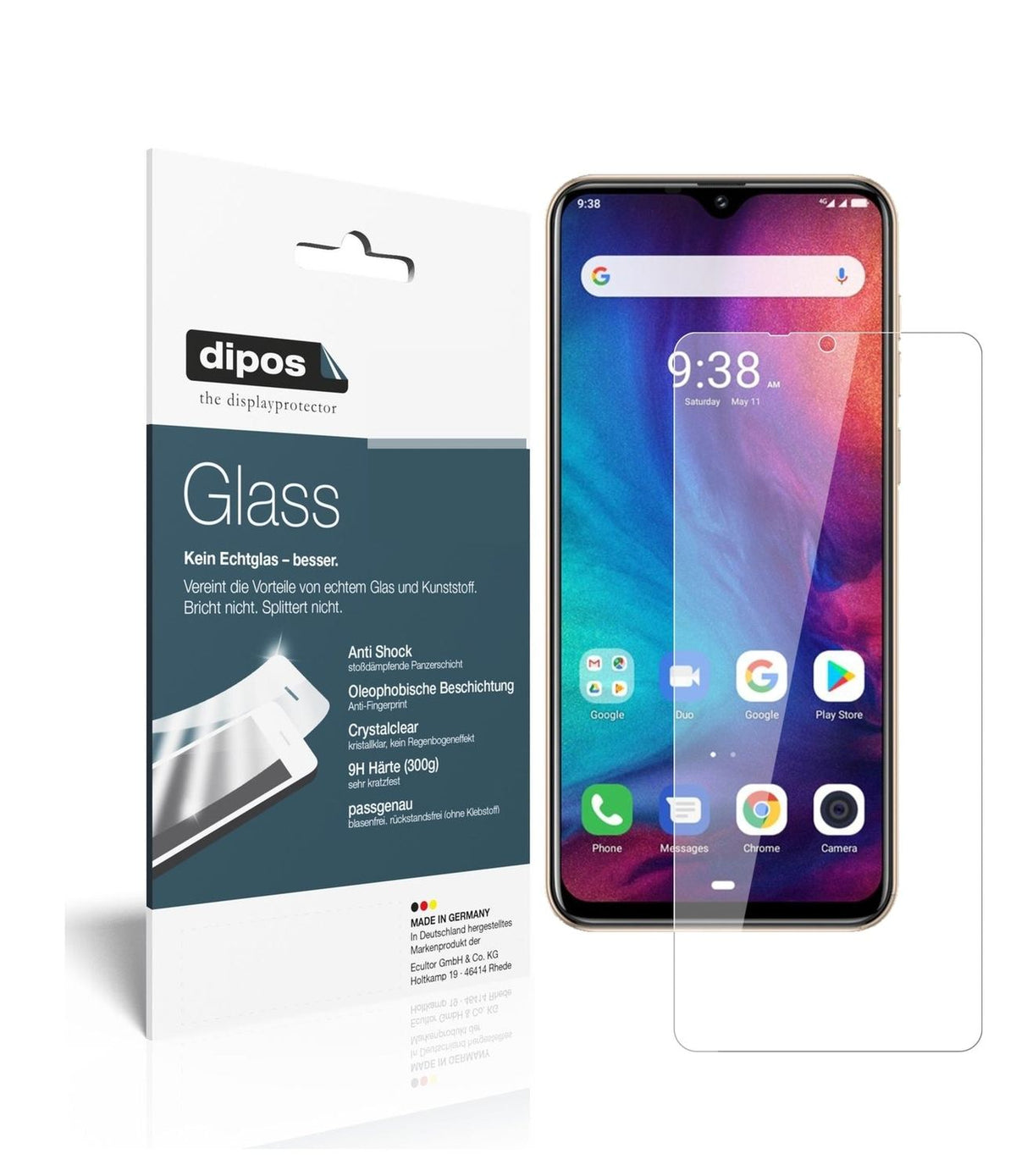 1x 9H Schutzfolie für Ulefone Note 7P Panzerfolie