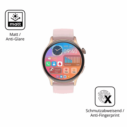 Dünne und entspiegelnde Folie passend zugeschnitten für EKO Connected Watch 5.2
