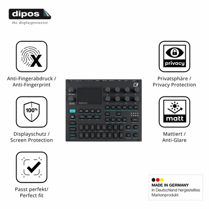 Privatsphäre-Schutz durch Sichtschutz-Folie passend zugeschnitten für Elektron Digitone