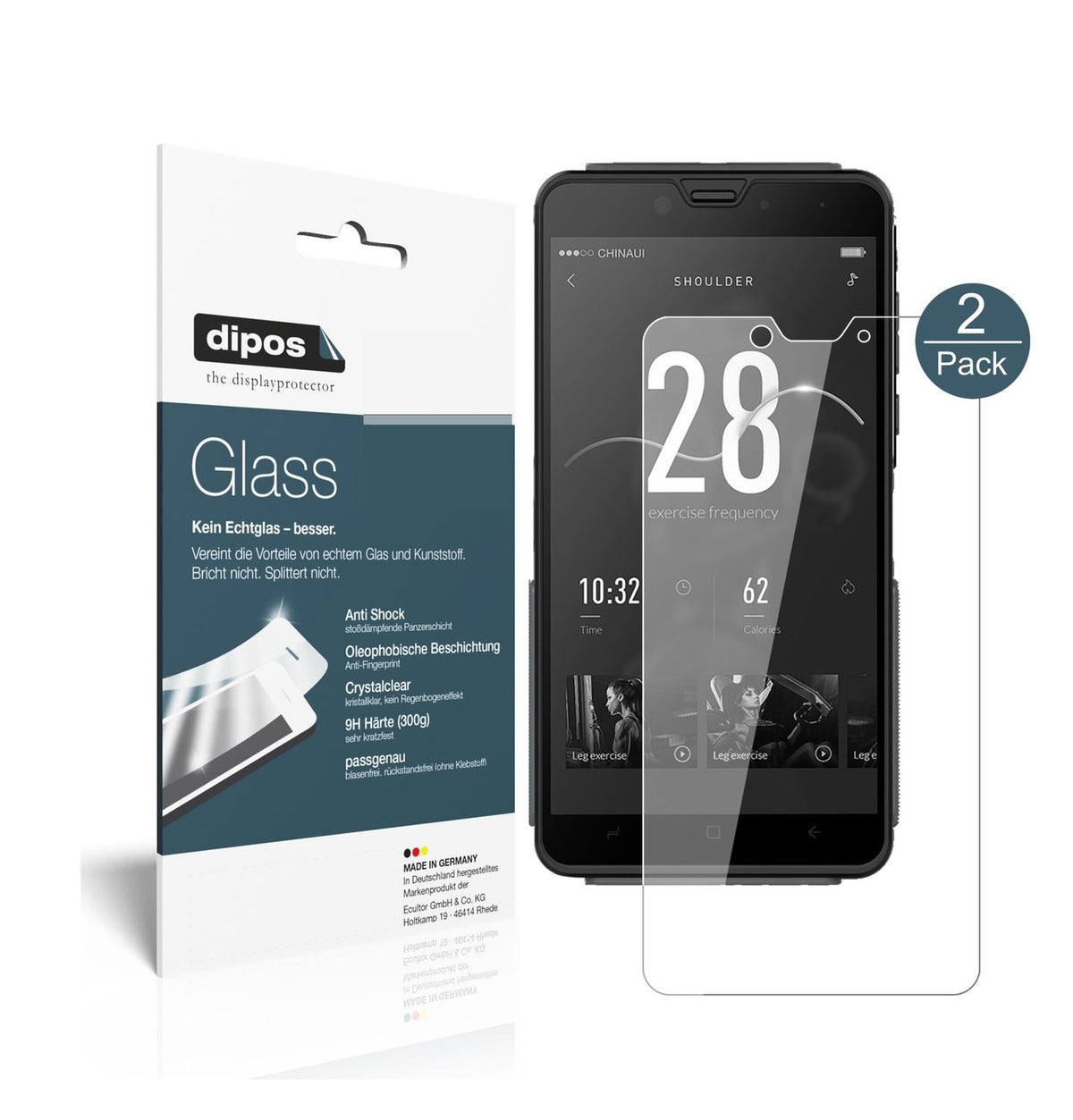 Perfekte Passform und ultimative Qualität: Unser 9H Panzerglas bietet Schutz für Elephone-Fighter