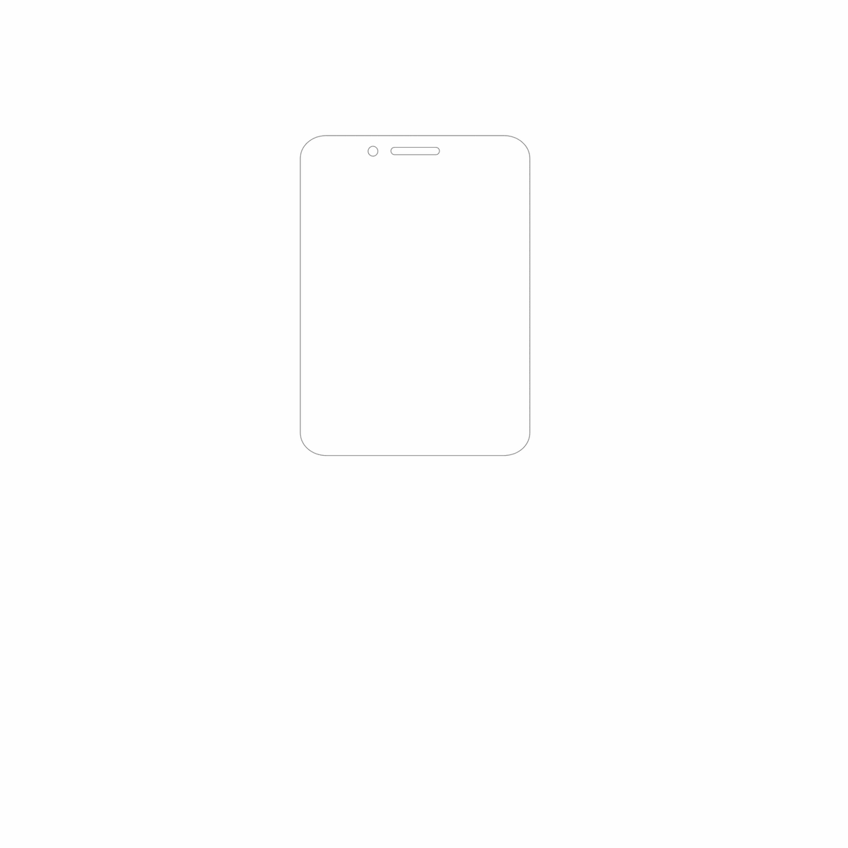dipos Displayschutz für Energize E288S, mattierte Oberfläche, geringe Dicke und perfekte Passform