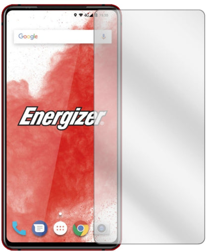 EnergizerPower Max P18K Pop mit aufgebrachter dipos Displayschutzfolie, glasklare Darstellung ohne Einschränkungen