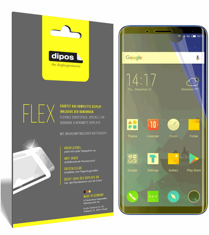 3x 3D Full Cover Schutzfolie für Elephone U