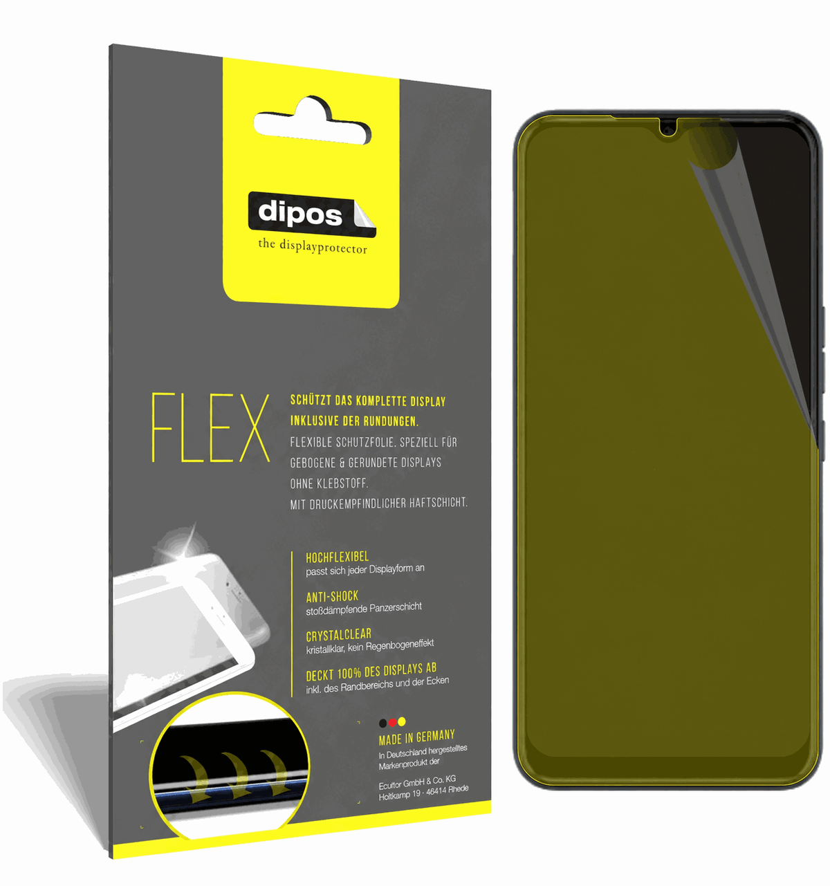 2x 3D Full Cover Schutzfolie für Tecno Spark 8