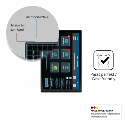 Besonders flexibler Displayschutz mit Anti-Shock-Schicht im Materialmix