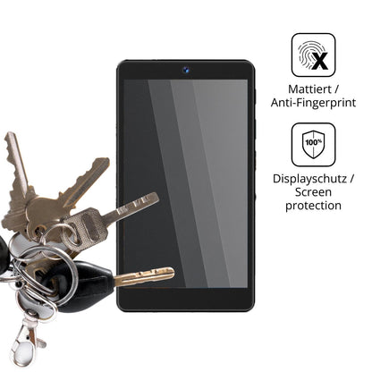 dipos Displayschutz für Fanvace M36 Plus, mattierte Oberfläche, Blickschutzfilter und perfekter Passform