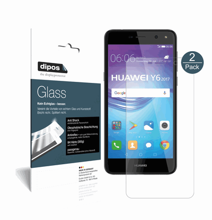 2x 9H Schutzfolie matt für Huawei Y6 (2017) Panzerfolie
