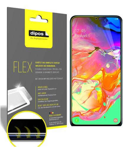 2x 3D Full Cover Schutzfolie für Samsung Galaxy A70s