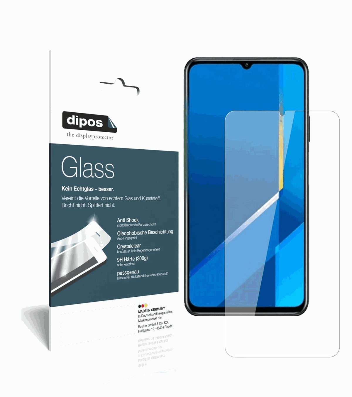1x 9H Schutzfolie für Honor X10 Max 5G Panzerfolie