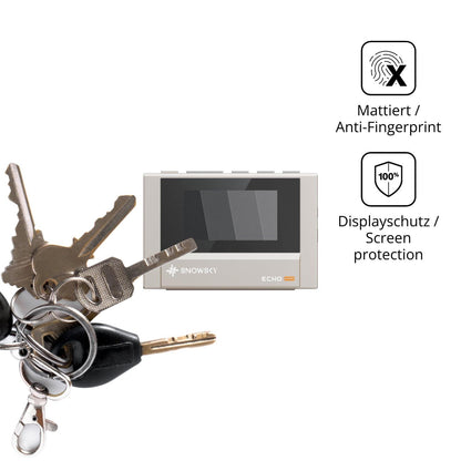 dipos Displayschutz für FiiO SnowSky Echo, mattierte Oberfläche, Blickschutzfilter und perfekter Passform