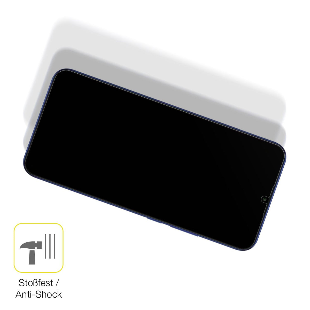 Schutz gegen Kratzer auf dem General Mobile GM 21 Glas durch Schlüssel, Stöße gegen die Tischkante oder Stürze