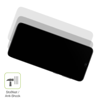 Schutz gegen Kratzer auf dem Motorola Moto E13 Glas durch Schlüssel, Stöße gegen die Tischkante oder Stürze