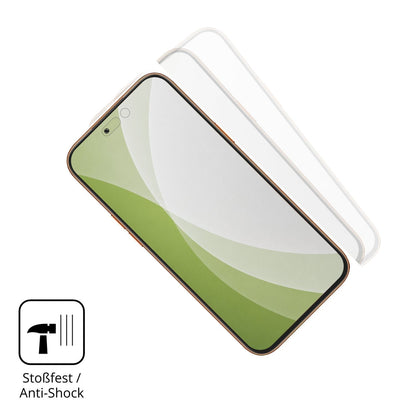 Schutz gegen Kratzer auf dem Oukitel C17 Plus Glas durch Schlüssel, Stöße gegen die Tischkante oder Stürze