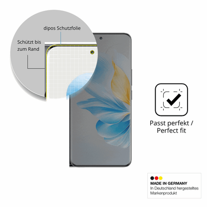 Schutz gegen Kratzer auf dem Honor 100 Glas durch Schlüssel, Stöße gegen die Tischkante oder Stürze