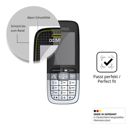 Schutz gegen Kratzer auf dem Mitel OpenScape DECT Phone SL7 Glas durch Schlüssel, Stöße gegen die Tischkante oder Stürze