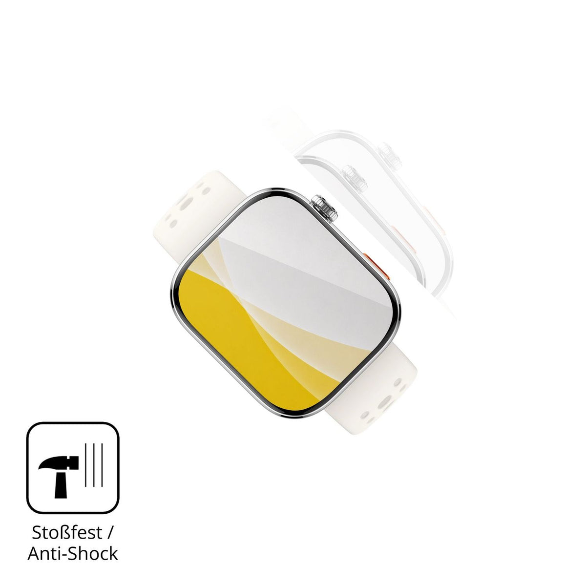 Schutz gegen Kratzer auf dem Haylou Watch Hyper Glas durch Schlüssel oder Ähnliches