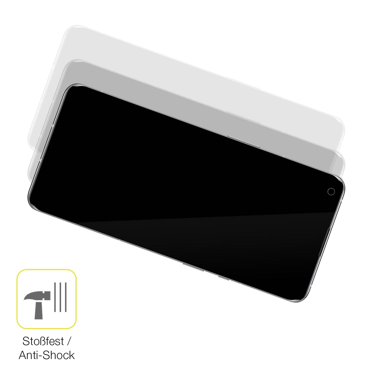 Schutz gegen Kratzer auf dem OnePlus 9 Pro Glas durch Schlüssel oder Ähnliches