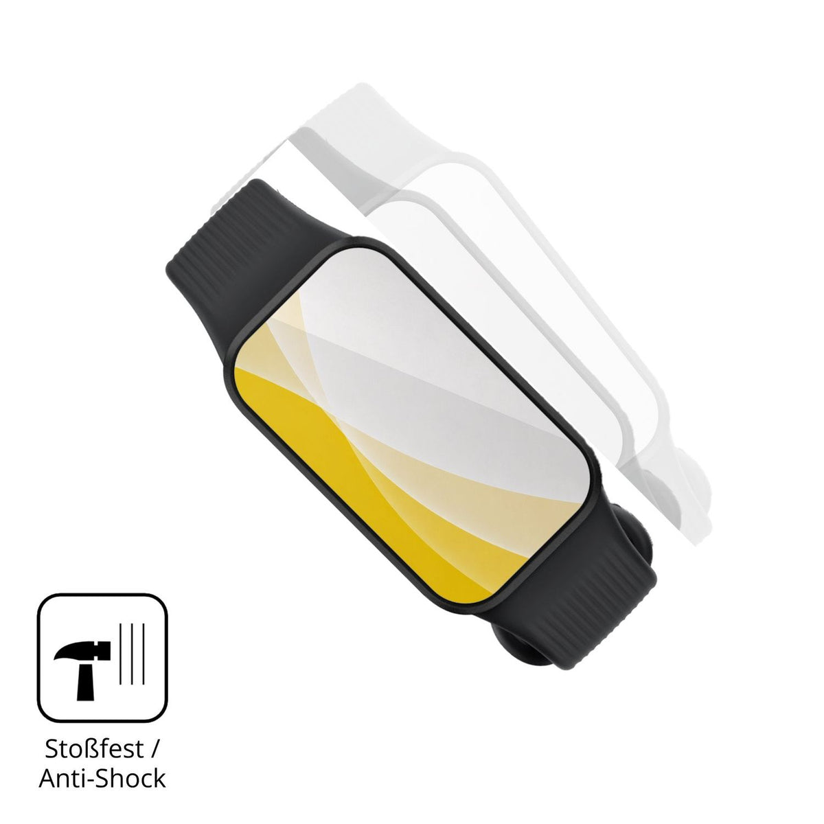 2x 3D Full Cover Schutzfolie für Xiaomi Smart Band 11 Active