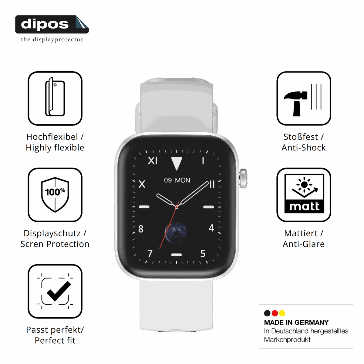 Displayschutz hergestellt in Deutschland, h�chste Qualit�t made in Germany