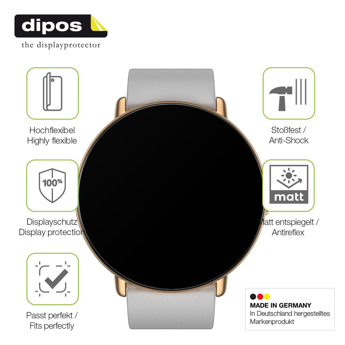 Displayschutz hergestellt in Deutschland, höchste Qualität made in Germany