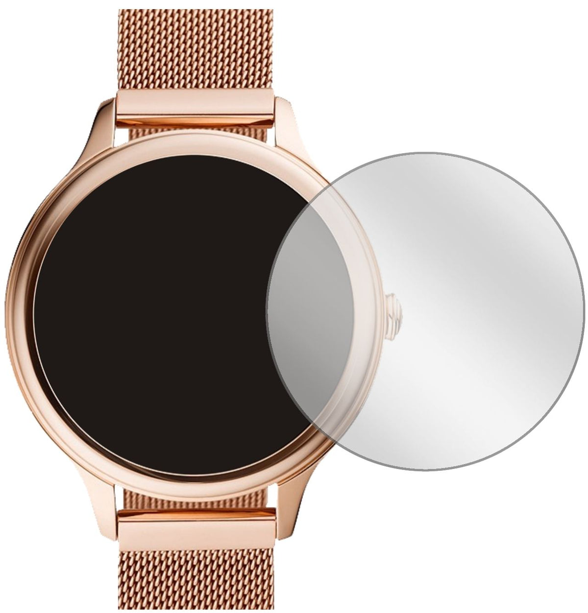 6x Schutzfolie klar für Fossil Gen 5E (44mm) Display-Schutzfolie