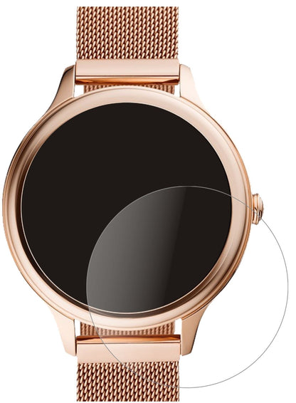 FossilGen 5E (44mm) mit aufgebrachter dipos Panzerfolie, die lästige Fingerabdrücke minimiert